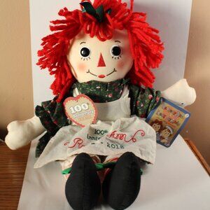 Raggedy Ann 100th Anniversary Doll 16"